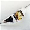 Image 1 : Silver Citrine Ring (~weight 6g), Suggested Retail Value $400 (Estimated Selling Price from $60 to $