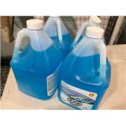 Lot of 4 x 3.78 L winter -35 windshield washer fluid