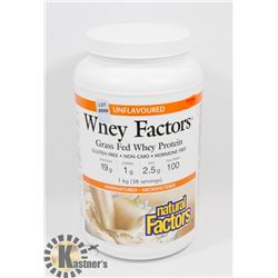 WHEY FACTORS GRASS FED WHEY PROTEIN, GLUTEN FREE,