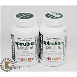 TWO PRAIRIE NATURALS SPIRULINA SPIRULINE 100%