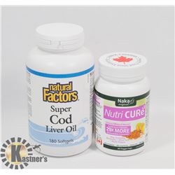 NATURAL FACTORS SUPER COD LIVER OIL 180 SOFTGELS