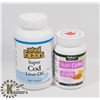 Image 1 : NATURAL FACTORS SUPER COD LIVER OIL 180 SOFTGELS