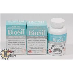 THREE BIOSIL HAIR, SKIN, NAILS NON GMO