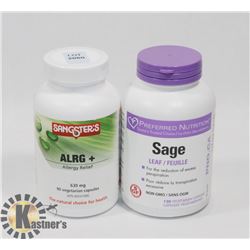SANGSTERS ALRG+ 90 CAPSULES SOLD WITH SAGE LEAF