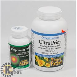 NATURAL FACTORS PEPPERMINT OIL WITH OREGANO