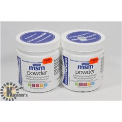 TWO PRAIRIE NATURALS MSM POWDER PURE
