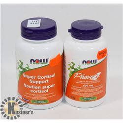 NOW SUPER CORTISOL SUPPORT 90 CAPSULES EXP JAN/20