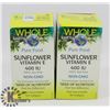 Image 1 : TWO WHOLE EARTH AND SEA PURE FOOD SUNFLOWER