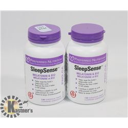 TWO PREFERRED NUTRITION SLEEP SENSE MELATONIN &