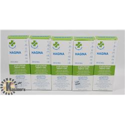 FIVE HAGINA ORIGINAL JAPANESE MINT OIL