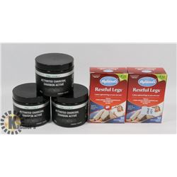 THREE ORGANIKA ACTIVATED CHARCOAL, TWO