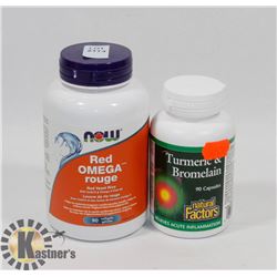 NOW RED OMEGA ROUGE RED YEAST RICE 90 CAPSULES