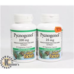 TWO NATURAL FACTORS PYCNOGENOL 25MG FRENCH