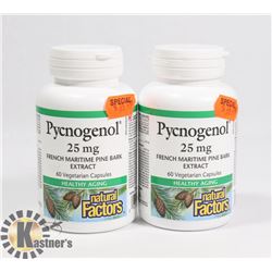 TWO NATURAL FACTORS PYCNOGENOL 25MG FRENCH