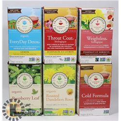 6 BOXES OF HERBAL TEA