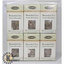 SIX BOXES OF FLORA MEDICINAL TEA
