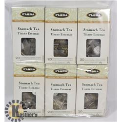 SIX BOXES OF FLORA MEDICINAL TEA