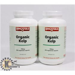 TWO SANGSTERS ORGANIC KELP 200 CAPSULES EACH