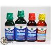 Image 1 : BAG OF 4 ASSORTED DAYQUIL & NYQUIL