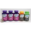 Image 1 : LOT OF 5 ASSORTED ONE A DAY GUMMIES,