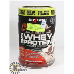 SIX STAR WHEY PROTEIN POWDER 907G COOKIES N CREAM