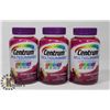 Image 1 : LOT OF 3 CENTRUM WOMENS MULTI GUMMIES,