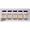 Image 1 : LOT OF 5 WEBBER NATURALS MELATONIN 5MG,