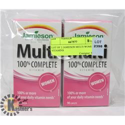 LOT OF 2 JAMIESON MULTI WOMENS VITAMINS