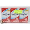 Image 1 : LOT OF 3 ONE A DAYS MENS 50+, 90 TABS IN EACH,