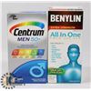 Image 1 : CENTRUM 50+ MENS VITAMINS AND BENADRYL ALL IN ONE