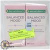 Image 1 : BAG OF 2 NATURES BOUNTY BALANCED MOOD, 60 CAPSULES