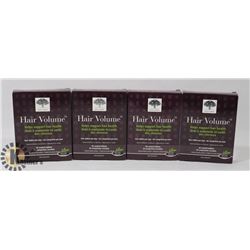 LOT OF 4 NEW NORDIC HAIR VOLUME TABLETS