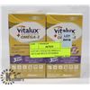 Image 1 : LOT OF 2 VITALUX OMEGA-3 OCULAR MULTI VITAMINS
