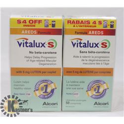 LOT OF 2 VITALUX-S MULTI VITAMINS