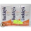 Image 1 : LOT OF 3 BUCKLEYS CHEST CONGESTION 150ML ,
