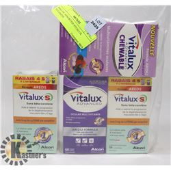 BAG OF ASSORTED VITALUX VITAMINS
