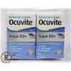 Image 1 : LOT OF 2 BAUSCH&LOMB OCUVITE ADULT 50+ VITAMINS