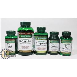 BAG OF ASST NATURES BOUNTY VITAMINS