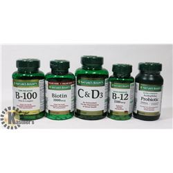 BAG OF ASST NATURES BOUNTY VITAMINS