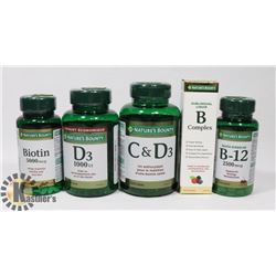 BAG OF ASST NATURES BOUNTY VITAMINS