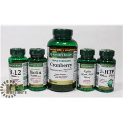 BAG OF ASST NATURES BOUNTY VITAMINS