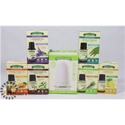 NATURES TRUTH MINI DIFFUSER AND ASSORTED ESSENTIAL
