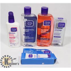 BAG OF ASSORTED CLEAN & CLEAR PRODUCTS