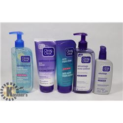 BAG OF ASSORTED CLEAN & CLEAR PRODUCTS