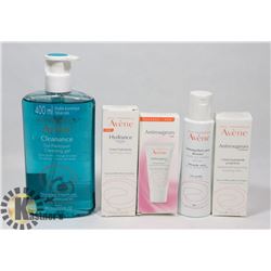 BAG OF ASSORTED AVENE BEAUTY PRODUCTS