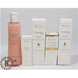 BAG OF ASSORTED AVENE BEAUTY PRODUCTS