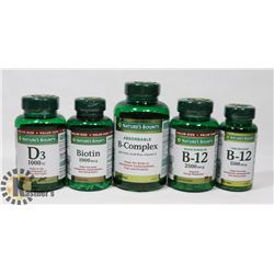 BAG OF ASST NATURES BOUNTY VITAMINS