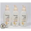 Image 1 : LOT OF 3 AVEENO FOAMING CLEANSERS