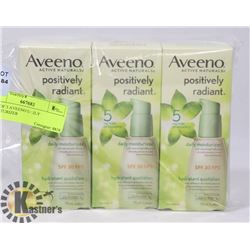 LOT OF 3 AVEENO DAILY MOISTURIZER