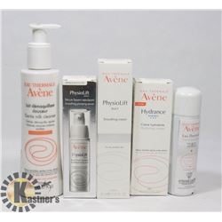 BAG OF ASSORTED AVENE BEAUTY PRODUCTS